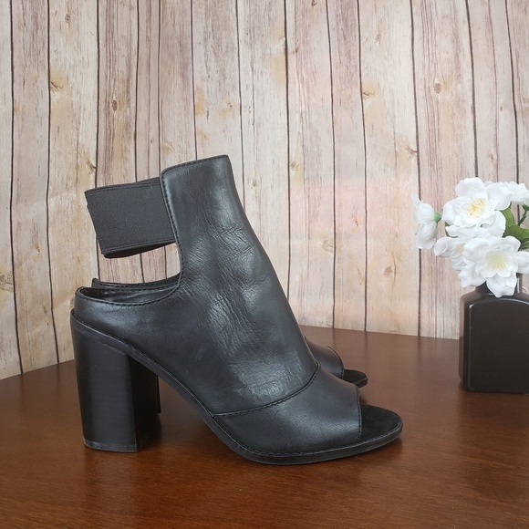 NWOB Dolce VitaLauri Open Toe Leather Bootie - Picture 2 of 6